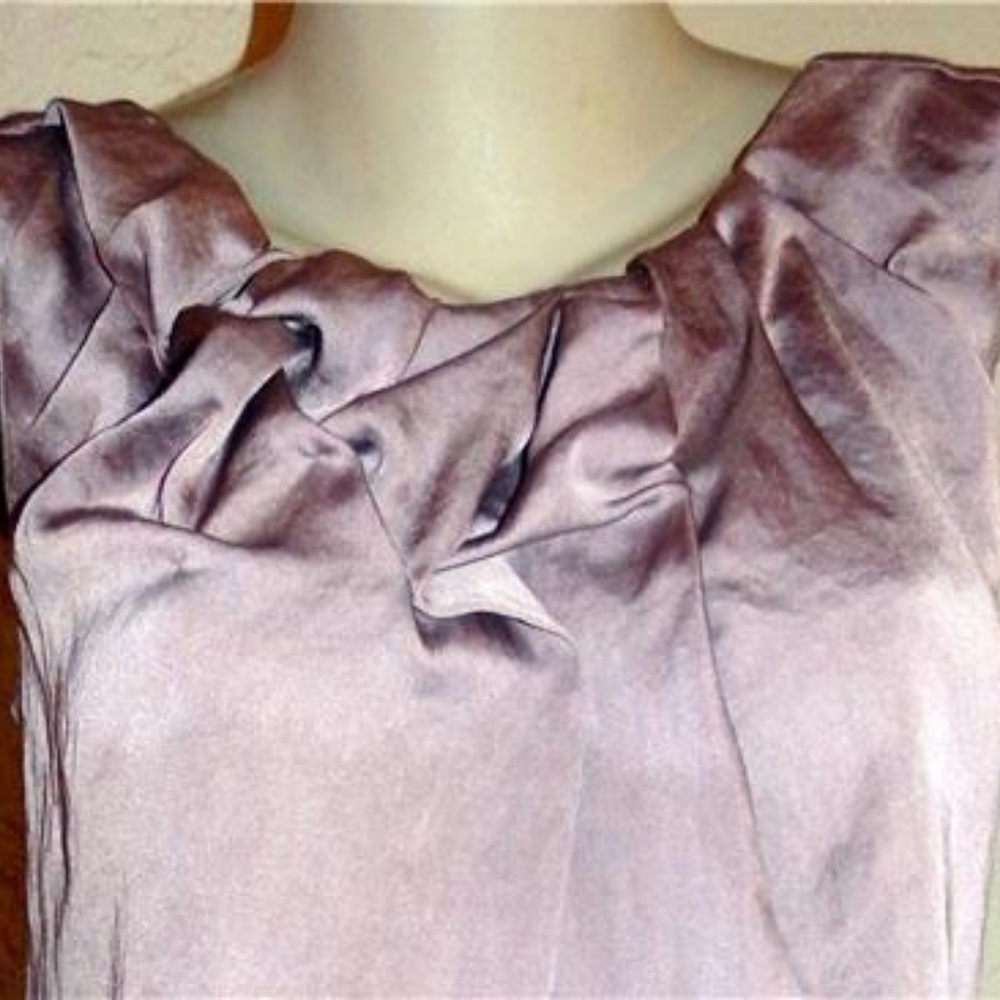 Ann Taylor Loft NWOT Mauve Sleeveless Blouse - Picture 2 of 3